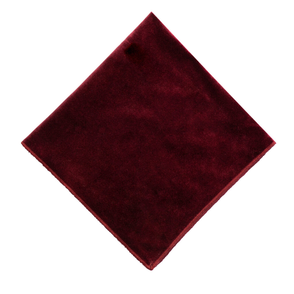Velvet Napkin Burgundy ELEGANT EDGE