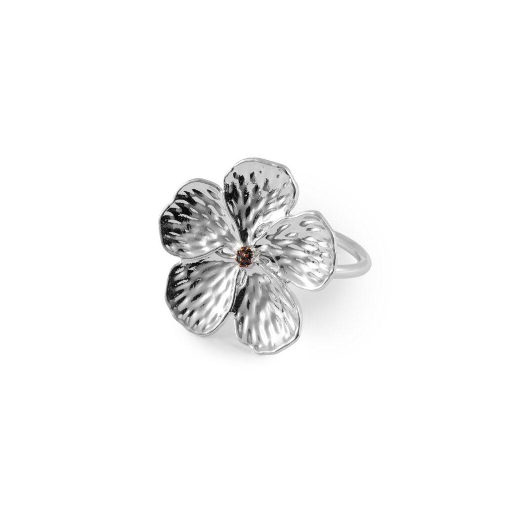 Flower Silver ELEGANT EDGE Flower silver elegant edge