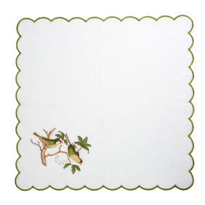 Green Birds Napkin