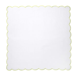 Mint Green Scalloped Edge Napkin