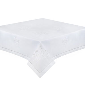 Starched Topper - Laser Cut Flowers