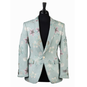 Teal flower Tuxedo