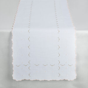Starched Runner - Dainty Rose