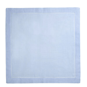 Light Blue Classic Hemstitched Napkin
